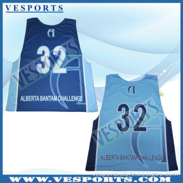 Fashion Design Lacrosse Reversible Top Pinnies